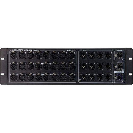Allen & Heath AR2412 24x12 Main Remote Stage Rack for GLD & Qu Mixers (Black) - Creation Networks