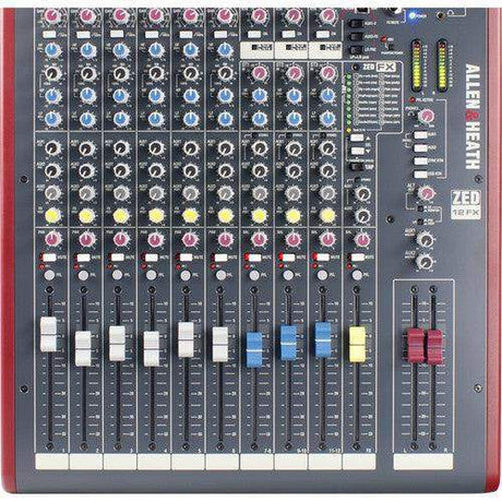 Allen & Heath ZED-12FX 12-Channel Multipurpose USB Mixer with Effects - Creation Networks
