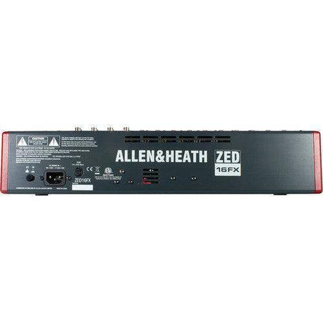 Allen & Heath ZED-16FX 16-Channel Recording and Live Sound Mixer with FX & USB - Creation Networks