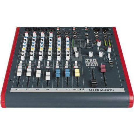 Allen & Heath ZED60-10FX - 6 Channel Mixer with Digital Effects and USB Connectivity - Creation Networks