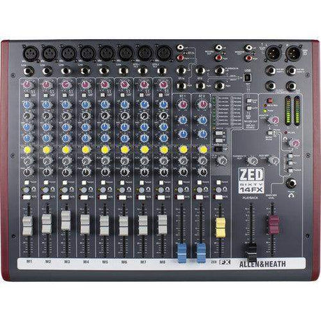 Allen & Heath ZED60-14FX Live and Studio Mixer with Digital FX and USB Port - Creation Networks