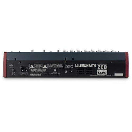 Allen & Heath ZED60-14FX Live and Studio Mixer with Digital FX and USB Port - Creation Networks