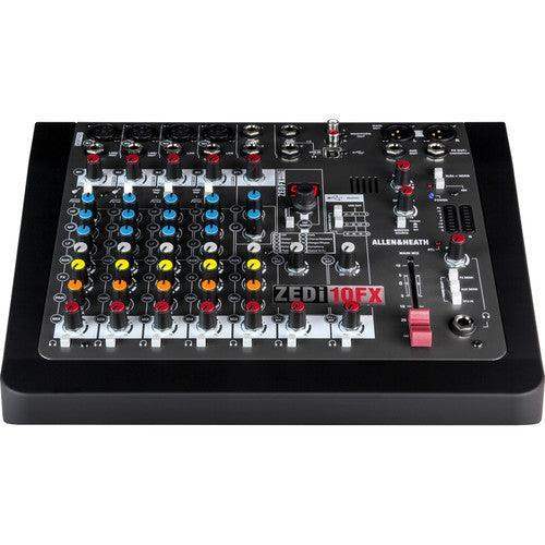 Allen & Heath ZEDi-10FX Compact Hybrid Mixer/USB Interface (with On-Board Effects Engine) - Creation Networks