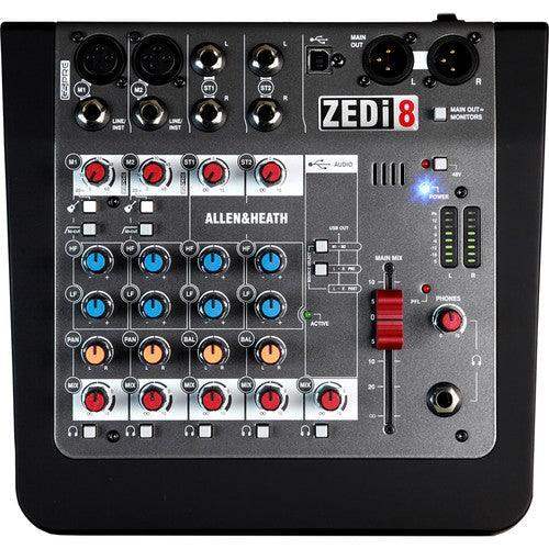 Allen & Heath ZEDi-8 Compact Hybrid Mixer/USB Interface - Creation Networks