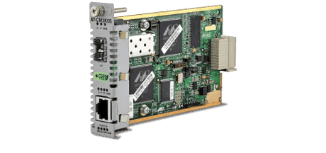 Allied Telesis AT-CM3K0S CONVERTEON MODULE: 10/100/1000TX TO SFP LC - Creation Networks