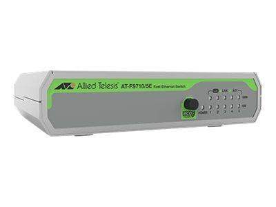 Allied Telesis AT-FS710/5E-60 5PORT 10/100TX UNMANAGED SW W/ EXT PSU MULTI-REGION ADOPTER - Creation Networks