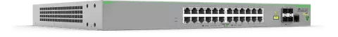 Allied Telesis AT-FS980M/28PS-10 24X10/100T POE+ PORTS AND 4X 100/1000X SFP 2STACKING FIXED AC PS - Creation Networks