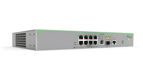 Allied Telesis AT-FS980M/9PS-10 8X10/100T POE+ PORTS 1XGGB/SFP COMBO PORT FIXED AC PS US PWR CORD - Creation Networks