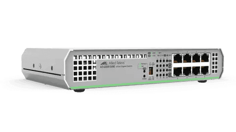Allied Telesis AT-GS910/8E-10 8PORT 10/100/1000TX UNMANAGED SWITCH WITH EXTERNAL PSU - Creation Networks