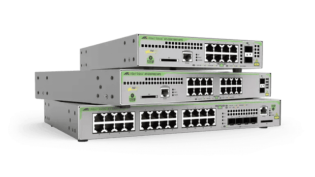 Allied Telesis AT-GS970M/28PS-10 L2+ MANAGED 24X10/100/1000MBPS 4XSFP UPLINK SLOTS 1 FIXED AC PS US - Creation Networks