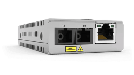 Allied Telesis AT-MMC200LX/SC-960 TAA 100MB 20KM SMF/SC MEDIA CONVERTER FEDERAL 10/100TX - Creation Networks
