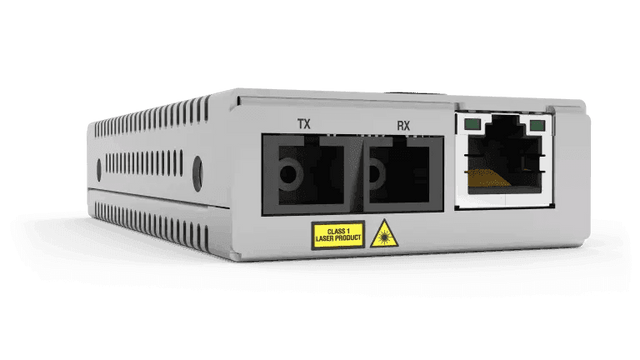 Allied Telesis AT-MMC200LX/SC-960 TAA 100MB 20KM SMF/SC MEDIA CONVERTER FEDERAL 10/100TX - Creation Networks