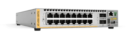 Allied Telesis AT-X550-18XTQ-J90 JITC L3 STACKABLE SWITCH 6X 1G/10G T 2X QSFP PORTS AND A SINGLE - Creation Networks
