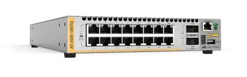 Allied Telesis AT-X550-18XTQ-J90 JITC L3 STACKABLE SWITCH 6X 1G/10G T 2X QSFP PORTS AND A SINGLE - Creation Networks