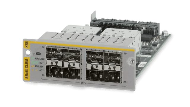 Allied Telesis SBX81XLEM/XS8 8 X 1/10G SFP+ EXPANSION MODULE - Creation Networks