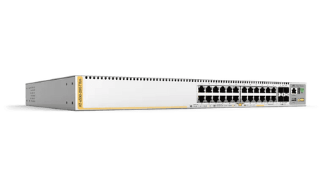 Allied Telesis X530-28GTXM-J90 JITC L3 STACKABLE 20X 10/100/1000-T 4X 100M/1G/2.5G/5G-T - Creation Networks