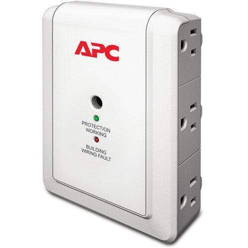 APC P6W Essential SurgeArrest 6-Outlet Wall-Tap Surge Protector (120V, Beige) - Creation Networks