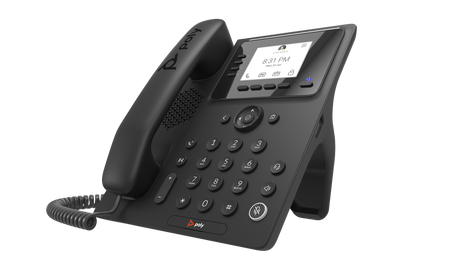 Poly CCX 350 Business Media Phone for Microsoft Teams and PoE-enabled GSA/TAA Poly Voice Poly