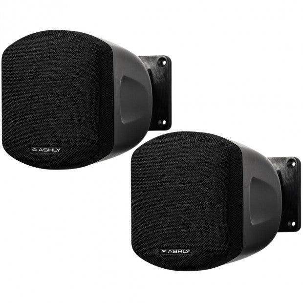 ASHLY AW2.1P 2.5" Full Range Mini Speakers (Pair, Black) - Creation Networks
