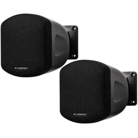 ASHLY AW2.1P 2.5" Full Range Mini Speakers (Pair, Black) - Creation Networks