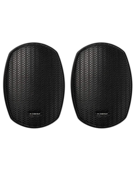 ASHLY AW3.2P 3" 2-Way Surface-Mount Black Speakers (Pair, Black) - Creation Networks