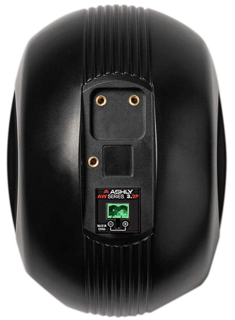 ASHLY AW3.2P 3" 2-Way Surface-Mount Black Speakers (Pair, Black) - Creation Networks