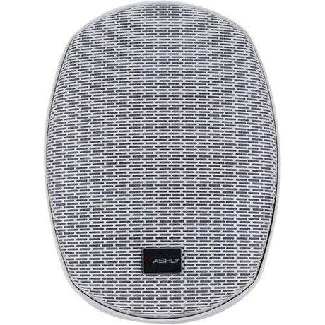 ASHLY AW5.2T+W 5" 2-Way Surface-Mount White Spkrs w/High Output 30W Xfmr (Pair, White) - Creation Networks