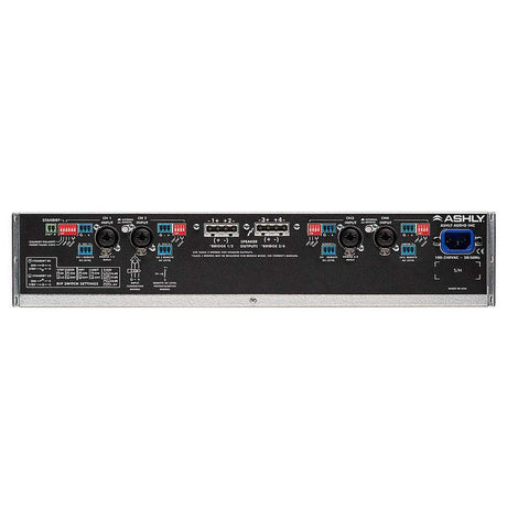 ASHLY CA 504 Power Amplifier 4 x 500W @ 4 Ohms, 250W @ 8 Ohms, 1000W bridged 70V - Creation Networks