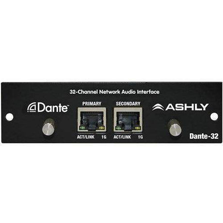 ASHLY DANTE-32 32-Channel Dante Network Audio Interface Module - Creation Networks