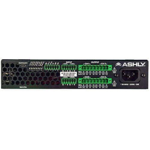 ASHLY FA 125.4 1/2U Power Amplifier 4 x125W @ 4/8 Ohms, 25/70/100V - Creation Networks