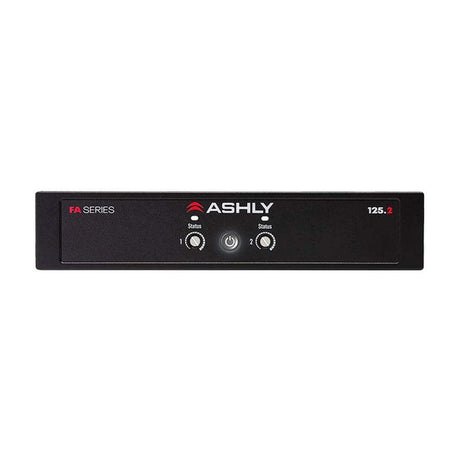 ASHLY FA125.2 1/2-Rack Compact Power Amplifier 2 x125W at 4/8 Ohms or 25V/70V - Creation Networks