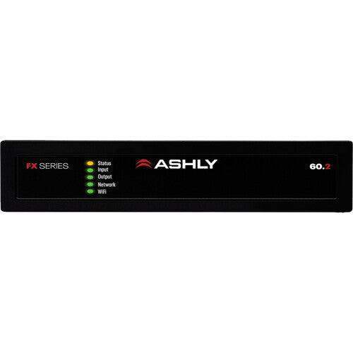 ASHLY FX60.2 1/2-Rack Compact 2-Chan Power Amp with DSP 2 x 60W at 4/8 Ohms - Creation Networks