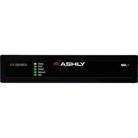 ASHLY FX60.2 1/2-Rack Compact 2-Chan Power Amp with DSP 2 x 60W at 4/8 Ohms - Creation Networks