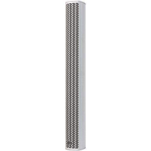 ASHLY IS2.8PW 8 x 2" Passive Dual-Z Focused Directivity Column Speaker (Single, White) - Creation Networks