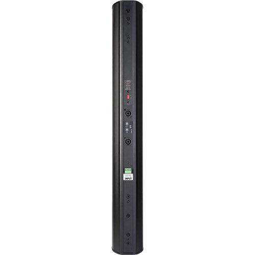 ASHLY IS3.8P 8 x 3" Passive Dual-Z Focused Directivity Column Speaker (Single, Black) - Creation Networks