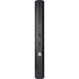 ASHLY IS3.8P 8 x 3" Passive Dual-Z Focused Directivity Column Speaker (Single, Black) - Creation Networks