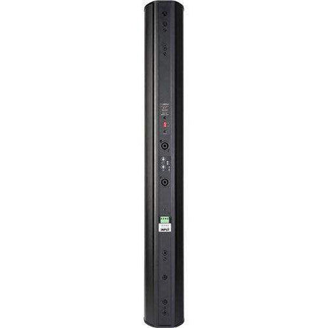 ASHLY IS3.8P 8 x 3" Passive Dual-Z Focused Directivity Column Speaker (Single, Black) - Creation Networks