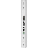 ASHLY IS3.8PW 8 x 3" Passive Dual-Z Focused Directivity Column Speaker (Single, White) - Creation Networks