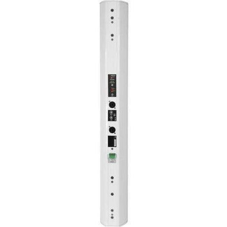 ASHLY IS3.8PW 8 x 3" Passive Dual-Z Focused Directivity Column Speaker (Single, White) - Creation Networks