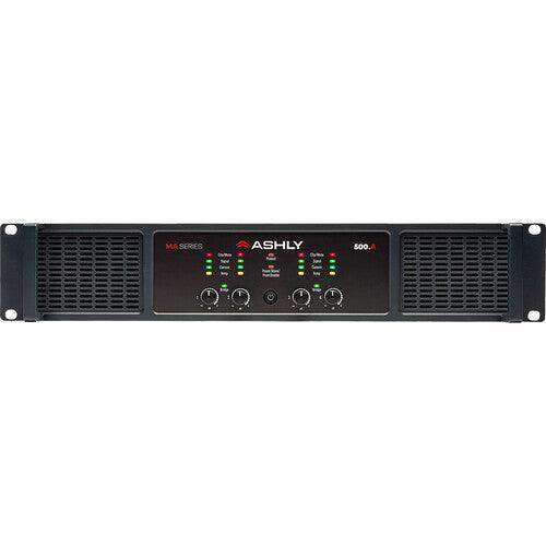 ASHLY MA500.4 4-Channel Multi-Mode Power Amplifier, 4x500W at 2/4/8 Ohms and 70V/25V - Creation Networks