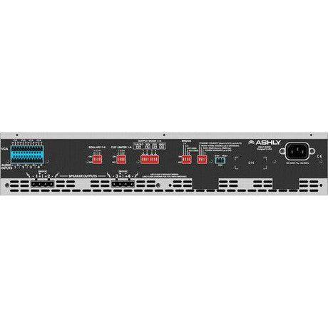 ASHLY MA500.4 4-Channel Multi-Mode Power Amplifier, 4x500W at 2/4/8 Ohms and 70V/25V - Creation Networks