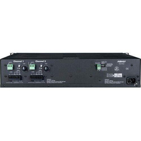 ASHLY TRA-2075 Convection-Cool Power Amplifier w/ Xfmr Iso 2 x 75W @ 4/8 Ohm, 25V, 70V - Creation Networks