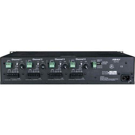 ASHLY TRA-4075 Convection-Cool Power Amplifier w/ Xfmr Iso 4x75W @ 4/8 Ohm, 25V, 70V - Creation Networks