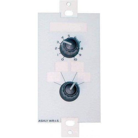 ASHLY WR-1.5 Wall Remote, single rotary potentiometer + 4-position rotary select - Creation Networks