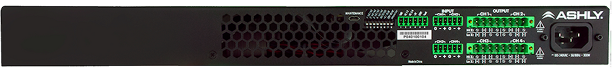 ASHLY FA250.4 1U Power Amplifier 4 x250W @ 4/8 Ohms or 70V Amplifiers Ashly