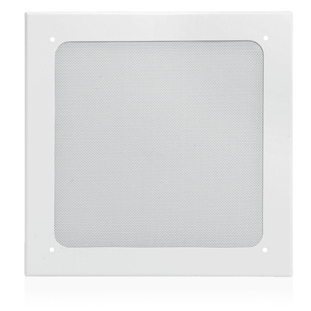 Atlas Sound 164-12A Deluxe Steel Baffle 12" (White) - Creation Networks