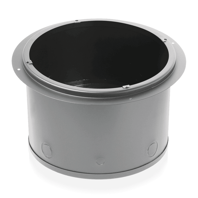 Atlas Sound 96-8-7 8 inch Flanged Round Enclosure 7 inch Deep W/Fiberglass - Creation Networks