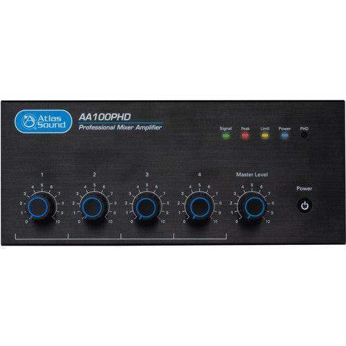 Atlas Sound AA100PHD 4-Input 100W BGM Mixer Amplifier - Creation Networks