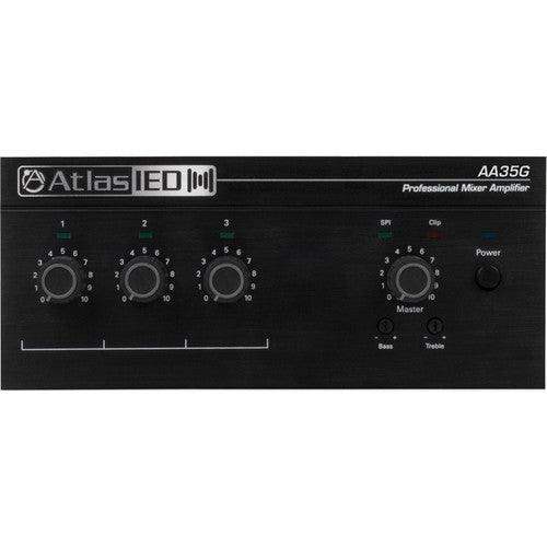 Atlas Sound AA35G 3-Input, 35-Watt Mixer Amplifier With Global Power Supply - Creation Networks