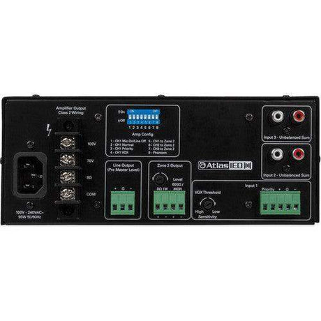 Atlas Sound AA35G 3-Input, 35-Watt Mixer Amplifier With Global Power Supply - Creation Networks